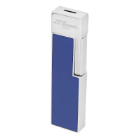 ST Dupont Lighter - Twiggy - Chrome & Blue