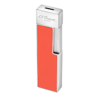 ST Dupont Lighter - Twiggy - Chrome & Coral