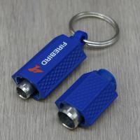 Colibri Firebird Twin Punch Cut Keyring Cigar Cutter - Blue