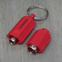 Colibri Firebird Twin Punch Cut Keyring Cigar Cutter - Red