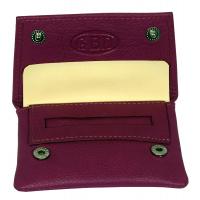 GBD Mini Pink Leather Patterned Roll Your Own Pouch (GBDP06)