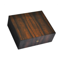 Elie Bleu Classic Green Ebony Humidor - 75 Cigar Capacity