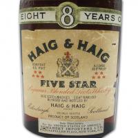 Haig and Haig Five Star 8 Year Old 1940s - 86.8 US Proof 4/5 Pint