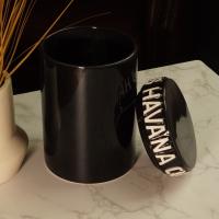 Havana Club Collection - Tinaja Humidor - Ebony Black