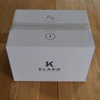 Klaro MAG Glass Top Cigar Humidor - Walnut Finish - 60 Cigar Capacity (End of Line)