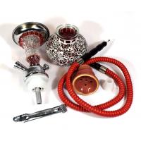 Champ Al Malik Laayouue (Narghile) Shisha Pipe - Red