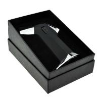 Eurojet Double Jet Table Lighter - Jet Black & Chrome