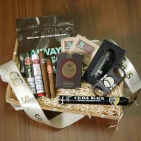 Luxury Cuban Cigar Hamper - Gift Sampler - 4 Cigars and Accessories