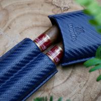 Mitchellero and Mantis Case Carbon Midnight Sampler - 2 Cigars with Cigar Case
