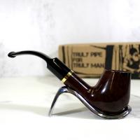 Mr Brog Full Bent 67 Briar 9mm Filter Fishtail Pipe (MB2187)