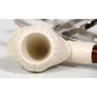 Meerschaum Mini Sherlock Bent Fishtail Pipe (MEER68)