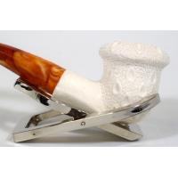 Meerschaum Standard Calabash Lattice Bent Fishtail Pipe (MEER87)