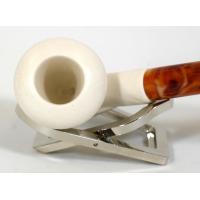 Meerschaum Standard Calabash Smooth Bent Fishtail Pipe (MEER71)