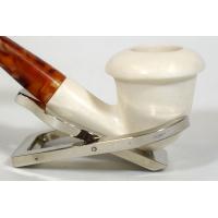 Meerschaum Standard Calabash Smooth Bent Fishtail Pipe (MEER71)