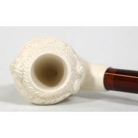 Meerschaum Small Victorian Lady Bent Fishtail Pipe (MEER83)