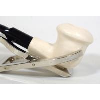 Meerschaum Mini Calabash Bent Fishtail Pipe (MEER79)