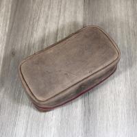 Neerup Brown Leather Pipe & Accessories Pouch - Fits 1 Pipe