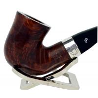 Peterson Sherlock Holmes Original Smooth Silver Mounted P Lip Pipe (PE111)