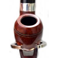 Peterson Sherlock Holmes Baskerville Silver Mounted P Lip Pipe (PE707)