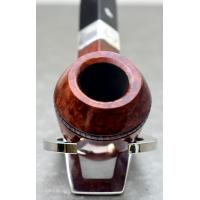 Peterson Sherlock Holmes Baker Street Smooth Silver Mounted P Lip Pipe (PE731)