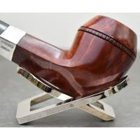 Peterson Sherlock Holmes Baker Street Smooth Silver Mounted P Lip Pipe (PE731)