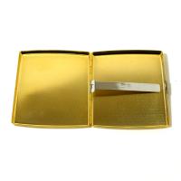 Tsubota Pearl Gold Plated Cigarette Case - Holds 18 King Size