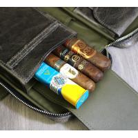 Peter James Aficionado Handmade Cigar Organiser Case - Caiman