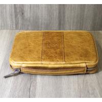 Peter James Aficionado Handmade Carry Cigar Case - Sahara