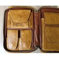 Peter James Aficionado Handmade Carry Cigar Case - Sahara