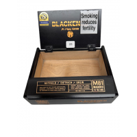 Empty Drew Estate Blackened M81 Maduro Toro Cigar Box