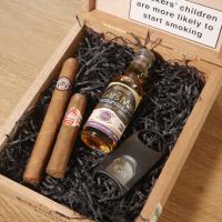 Ultimate Fathers Day Gift Sampler - 2 Cigars, Miniature & Cutter
