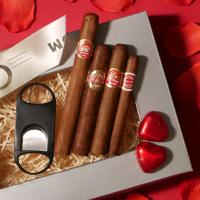 Cuban Valentine Gift Sampler - 4 Cigars & Cutter