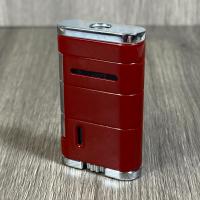 Xikar Allume Single Jet Lighter - Dark Red