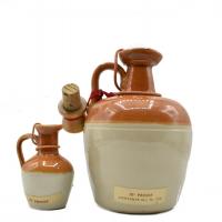 Ye Whisky Of Ye Monks Donald Fisher Decanters - 26 2/3FL. OZ & Miniature