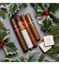 100 DAYS UNTIL CHRISTMAS - Festive Enthusiast Cigar Sampler - 4 Cigars