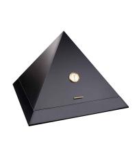 Adorini Pyramid Black Deluxe Cigar Humidor - 100 Cigar Capacity (AD040)
