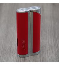 Adorini Curve Jet Lighter - Red & Silver (AD088)