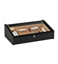 Adorini Vega Black Deluxe Cigar Humidor - 100 Cigar Capacity (AD068)