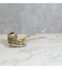 Corn Cob Shire Cobbit Bent Fishtail Pipe - Grey