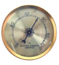 Precision Analogue Hygrometer - Magnetic mount - 2 1/4 inch