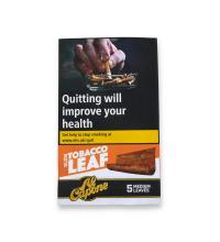 Al Capone 100% Tobacco Leaf Wrap - Glow - 1 Pack of 5 Medium Leaves (Formerly Flame)