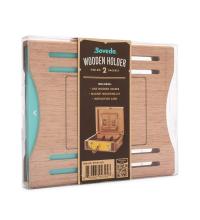 Boveda Wooden Packet Holder - Holds 2 Packs Side by Side