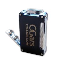 C.Gars Ltd Lotus Cigar Torch Lighter - Solo Jet - Carbon Fibre Finish