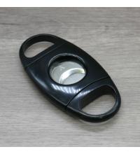 Angelo Black Plastic Twin Blade Cigar Cutter - 58 Ring Gauge