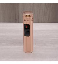 Cigarism Triple Torch Jet Flame Cigar Lighter & Punch Cutter - Rose Gold