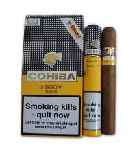 Cohiba Siglo VI Tubed Cigar - Pack of 3