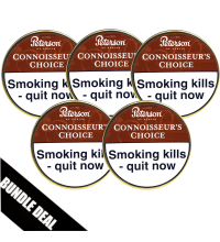 Bundle Deal - Peterson Connoisseurs Choice Pipe Tobacco - 5 x 50g Tin