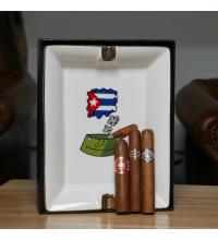 CGars Ltd Cigar Ashtray -  Cuban Dream Short Smoke Sampler - 3 Cigars and Ashtray