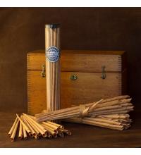 Dark Fire Spanish Cedar Cigar Spills - 10 Inches - Tube of 24