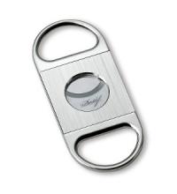 Davidoff Double Blade Cigar Cutter - Steel Brushed